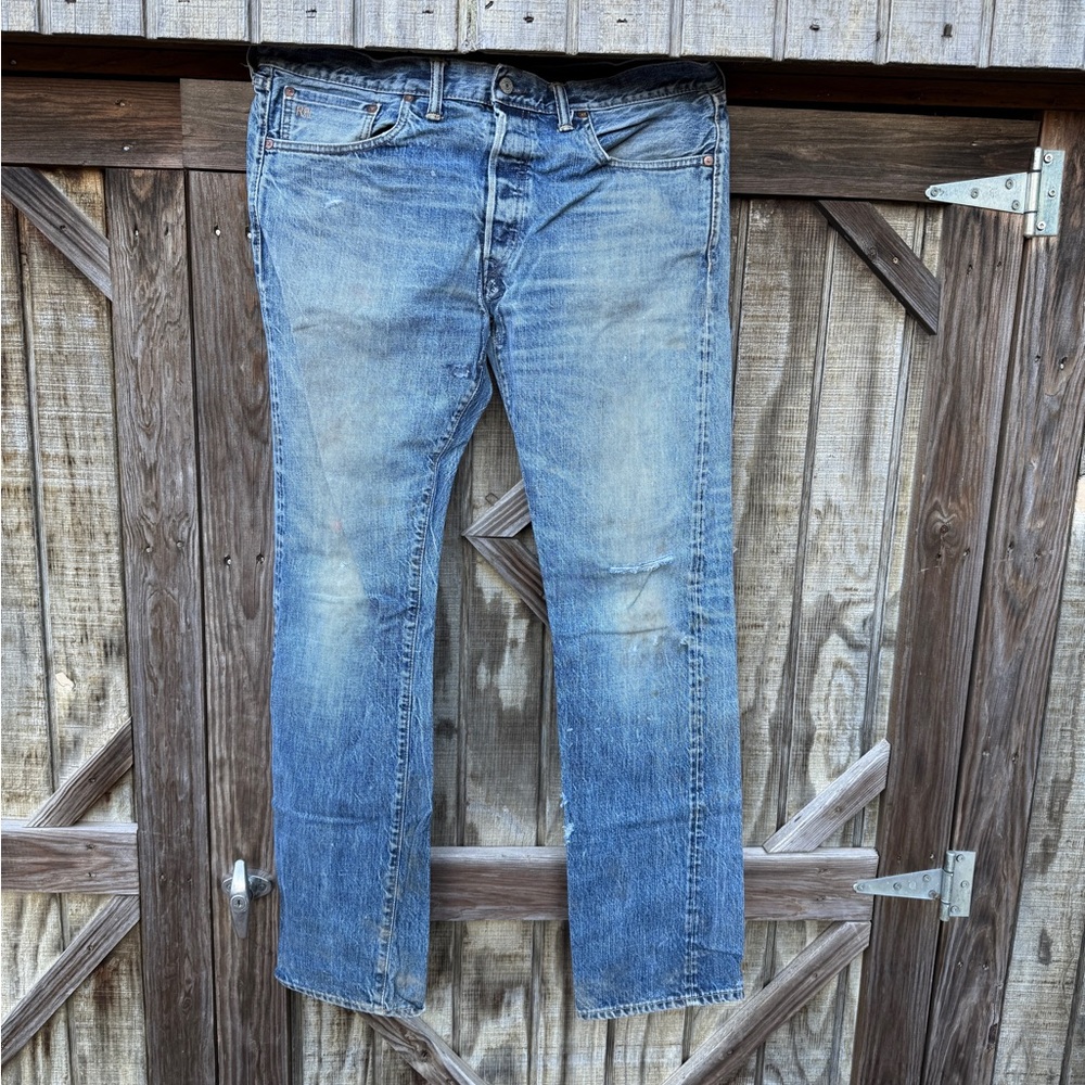 RRL made in USA selvedge denim 36x32